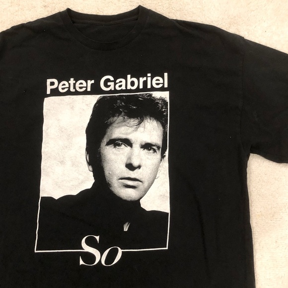 Peter Gabriel SO tee t-shirt men’s XL concert band music - Picture 1 of 6